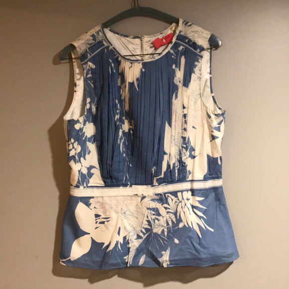 Tahari Tops - Tahari Pleated Pleplum Top